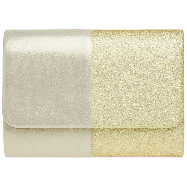 Caspar Clutch TA416 Damen XL Metallic günstig online kaufen