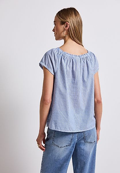 STREET ONE Carmenbluse aus reiner Baumwolle günstig online kaufen