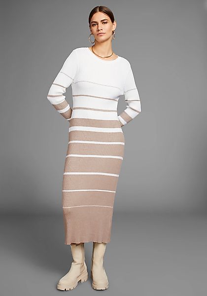 HECHTER PARIS Strickkleid, mit Streifen günstig online kaufen