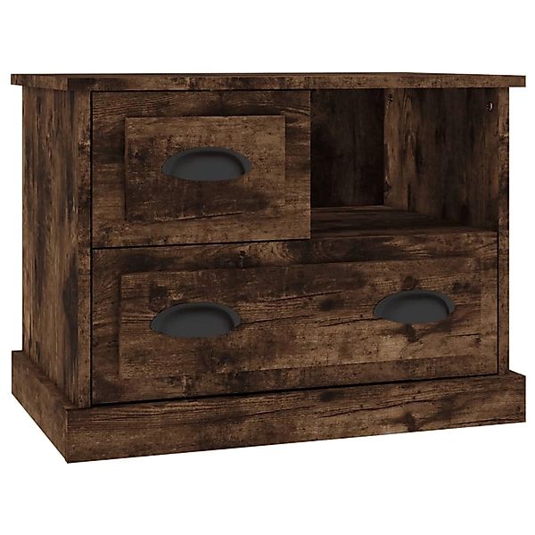 vidaXL Nachttisch Nachttisch Räuchereiche 60x39x45 cm günstig online kaufen