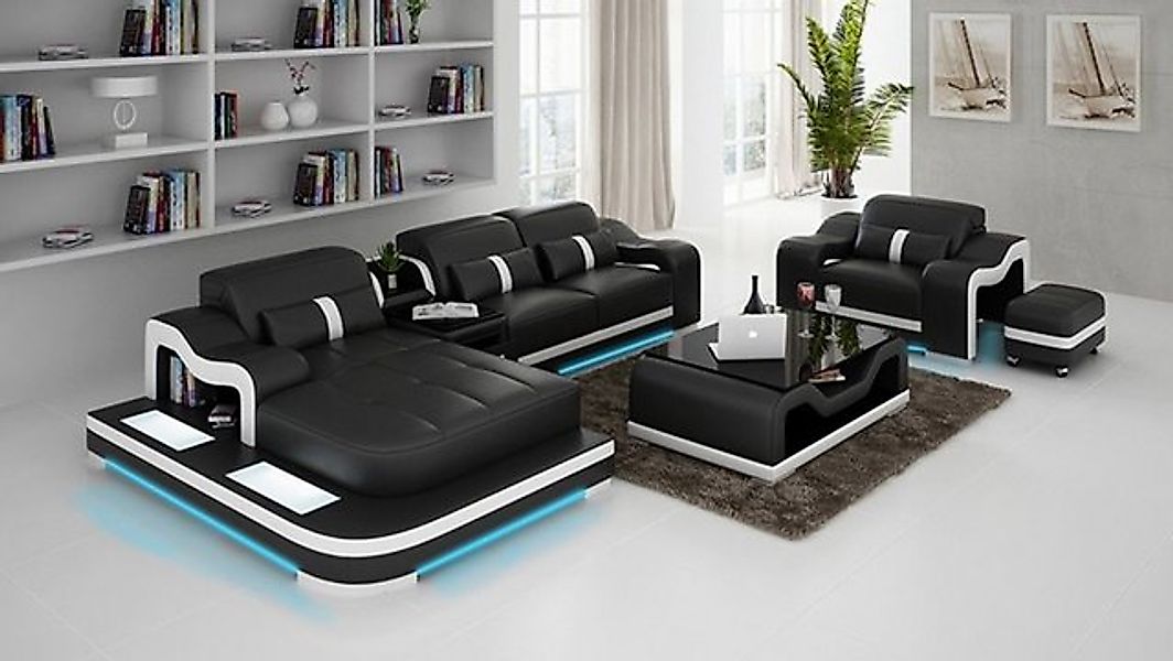 Xlmoebel Ecksofa Ecksofa mit vollständiger Ausstattung, inklusive Sessel, H günstig online kaufen
