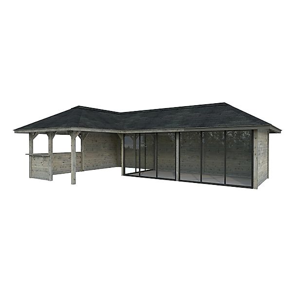 Palmako Pavillon Bianca Set220 Slide Grau Tauchgrundiert 876 cm x 588 cm FS günstig online kaufen