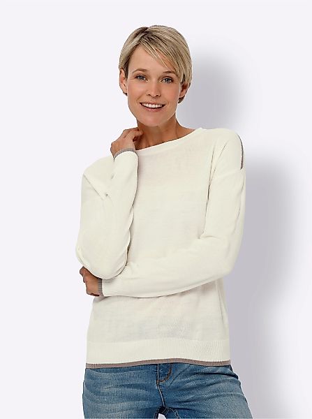 Sieh an! Strickpullover Langarm-Pullover günstig online kaufen