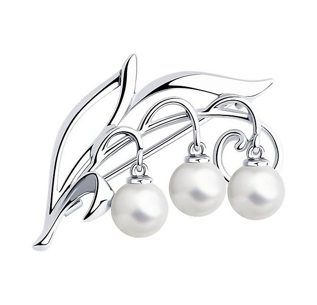 Secretforyou Brosche Brosche Anstecknadel 925 Silber Perle Echtschmuck, 925 günstig online kaufen