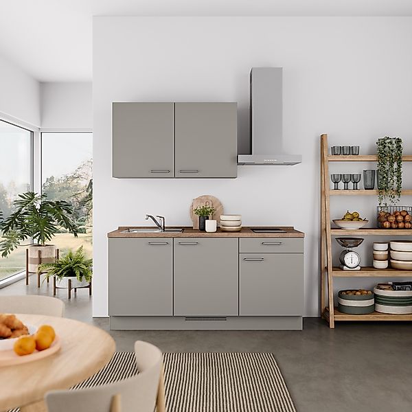 nobilia® Küchenzeile »"Laser I",Ausrichtung wählbar, Breite 180 cm« vormont günstig online kaufen