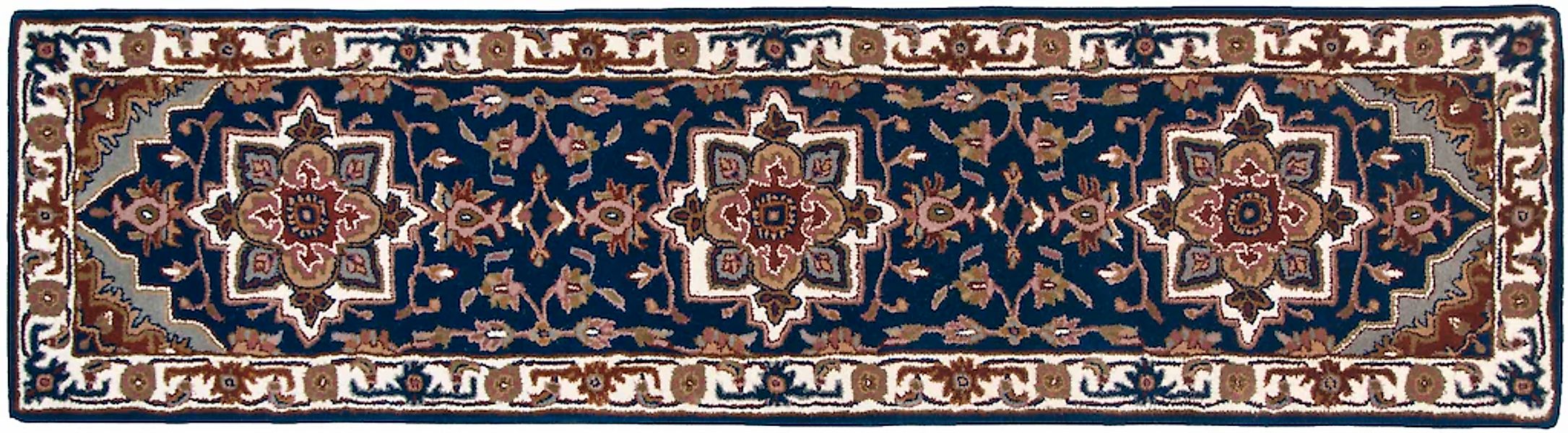 THEKO Wollteppich "Royal Heriz" rechteckig 14 mm Höhe reine Wolle, Orient-O günstig online kaufen