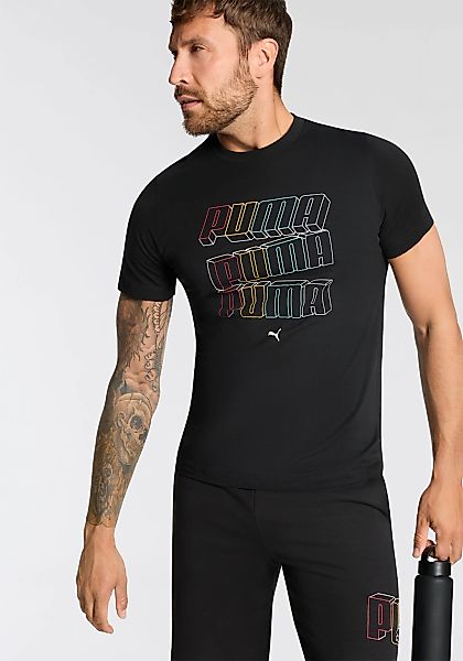 PUMA T-Shirt "ESS LOGO LAB HOG TEE", für Herren günstig online kaufen