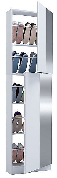 VCM Schuhschrank Holz Schuhschrank Schuhkommode Fulisa XL Spiegel günstig online kaufen