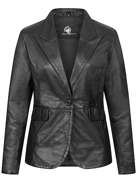 Rock Creek Lederblazer Damen Sakko Ledersakko Schwarz D-512 günstig online kaufen