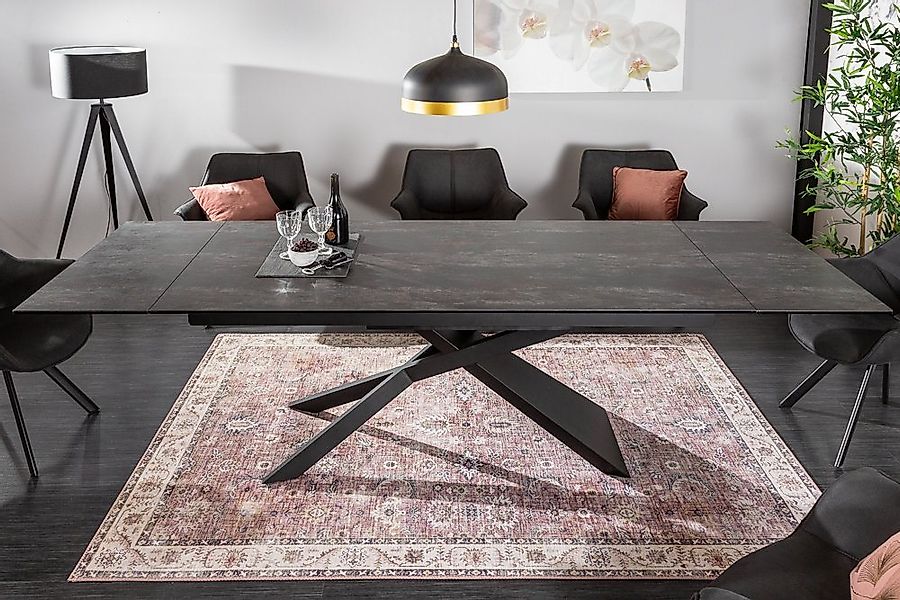 riess-ambiente Esstisch EUPHORIA 180-220-260cm anthrazit - Lava-Design, Ker günstig online kaufen