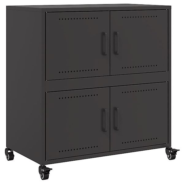 vidaXL Sideboard Sideboard Schwarz 68x39x72 cm günstig online kaufen