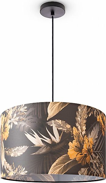 Paco Home Pendelleuchte »Hugo Flower«, Leuchtmittel E27   ohne Leuchtmittel günstig online kaufen