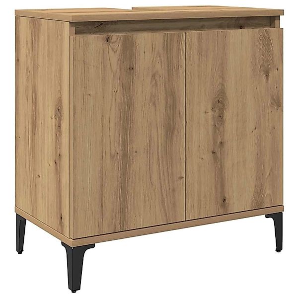 vidaXL Waschbeckenunterschrank Artisan-Eiche 58x33x60 cm Holzwerkstoff 8571 günstig online kaufen