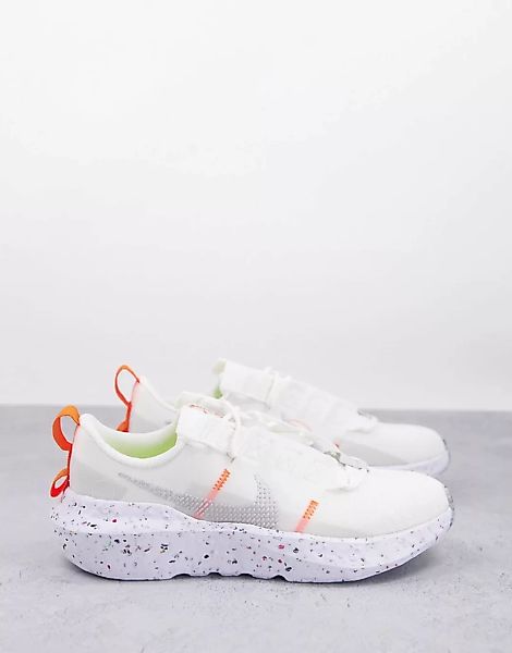 Nike – Crater Impact – Sneaker in Weiß, Grau und Orange günstig online kaufen