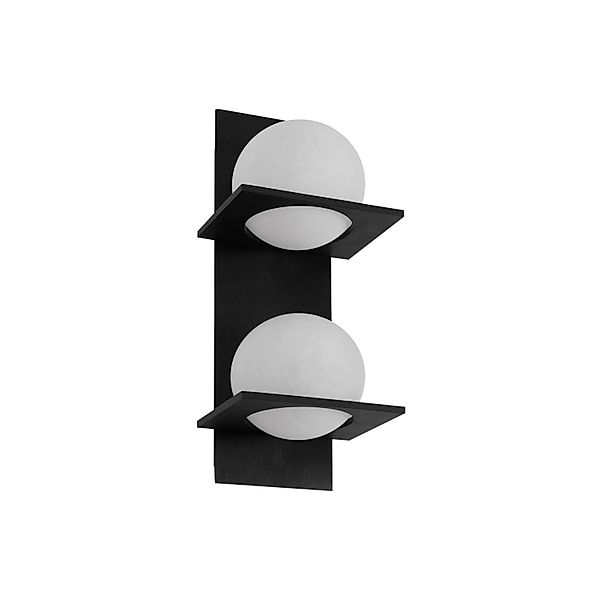 Lucande Wandleuchte Wandlampe Innen Kulka 10020440 Modern in Schwarz aus Me günstig online kaufen