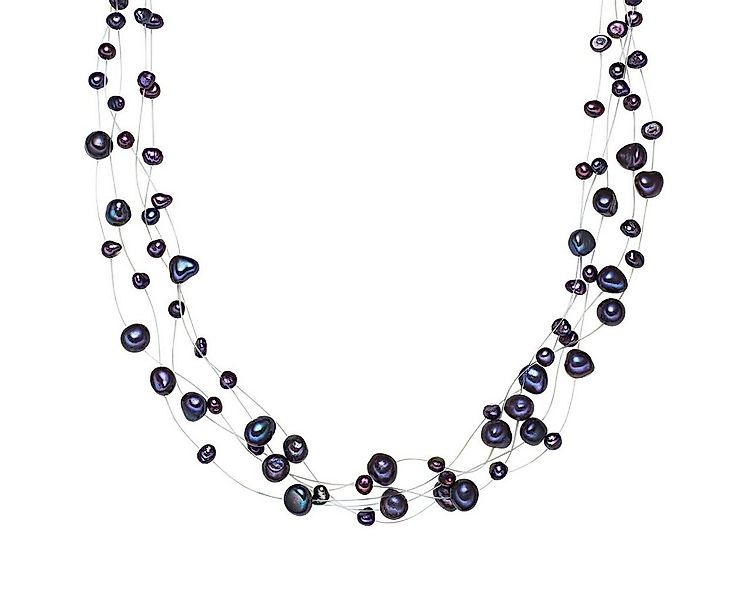 Valero Pearls Perlenkette silber, aus Süßwasser-Zuchtperlen günstig online kaufen