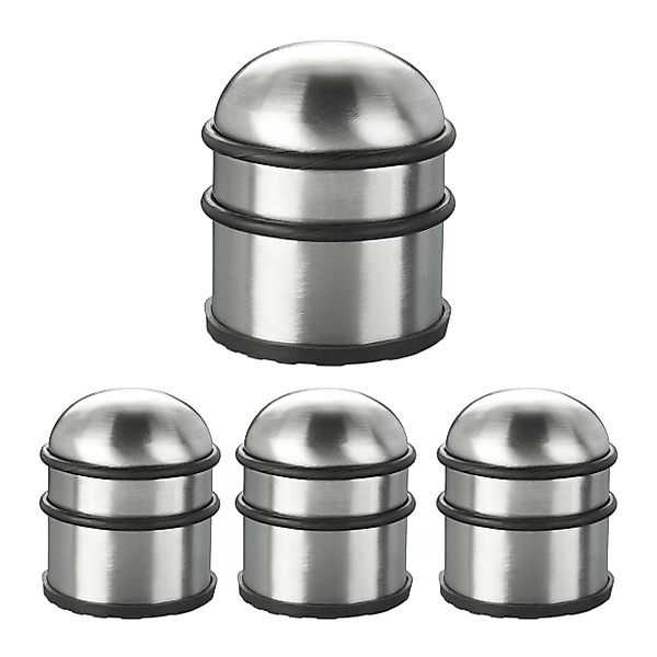 relaxdays Türstopper 4 x Türstopper Edelstahl günstig online kaufen