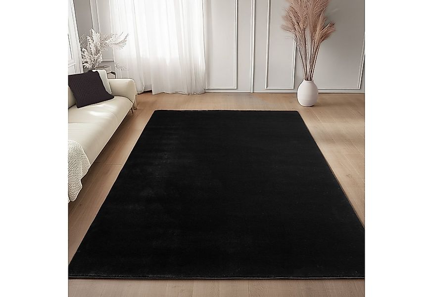 Carpettex Veloursteppich Unicolor - Einfarbig, Läufer, Höhe: 11 mm, Perfekt günstig online kaufen