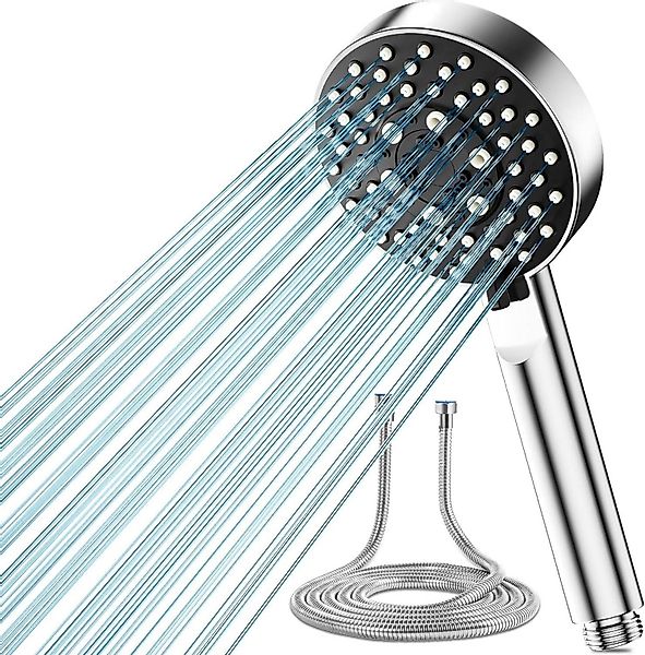 LuxusKollektion Handbrause Duschkopf Wassersparend mit Schlauch günstig online kaufen