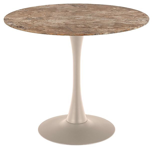 ACTONA GROUP Esstisch Malta (1-St), Keramik-Tischplatte, Trompetenfuß, Küch günstig online kaufen