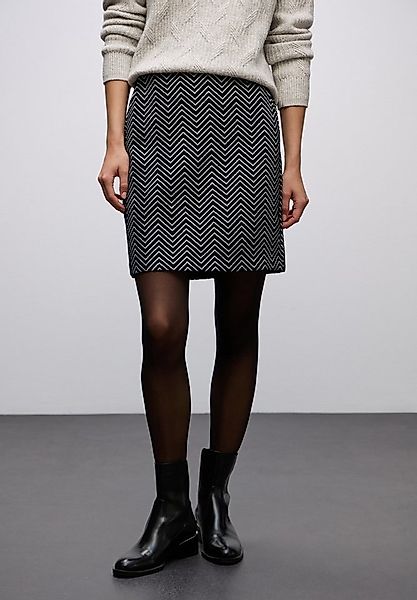 STREET ONE Minirock Style Maja mit Zick-Zack Muster günstig online kaufen
