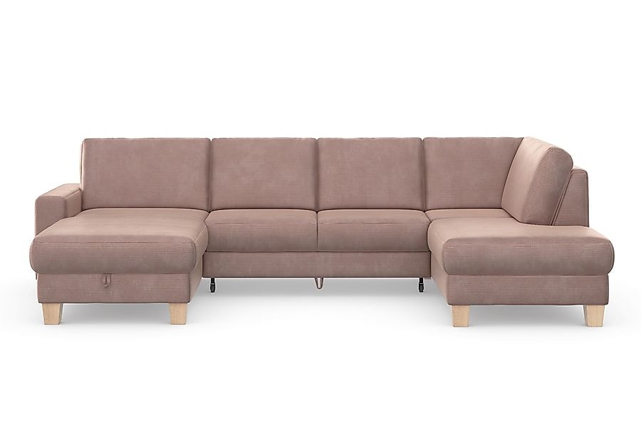Home affaire Wohnlandschaft "Summer U-Form", mit oder ohne Bettfunktion und günstig online kaufen