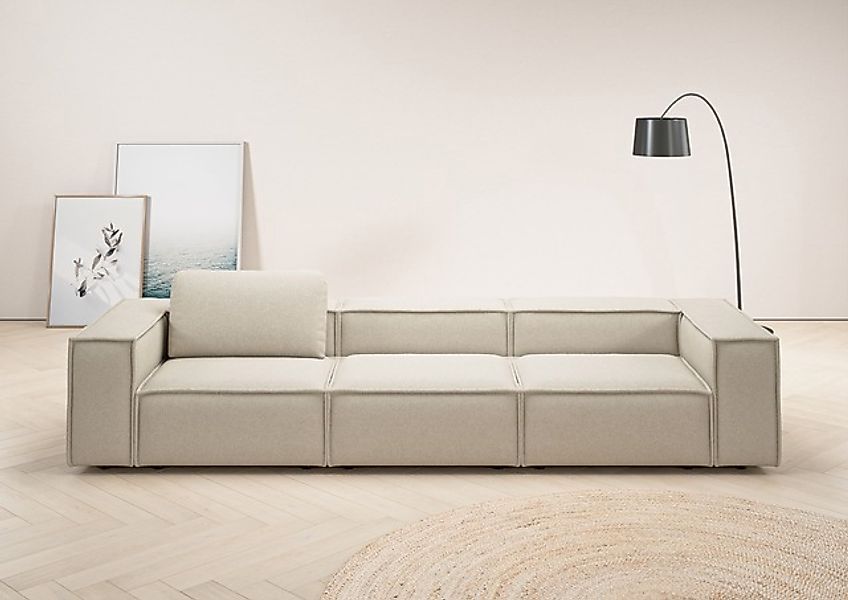 Home affaire 3,5-Sitzer »Watertown, modernes Big-Sofa XXL, 336 cm Breite, a günstig online kaufen