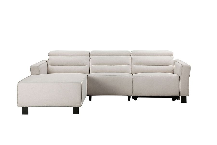 Places of Style Ecksofa »Carpari, L-Form, 263 cm, manuelle o. elektrische R günstig online kaufen