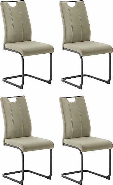 MCA furniture Freischwinger "MCA TERESINA Schwingstuhl mit Griffloch" () (4 günstig online kaufen