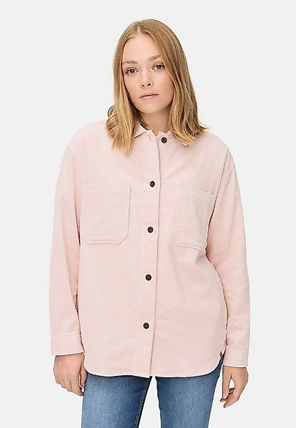 camel active Langarmbluse Cord-Bluse aus reiner Baumwolle Langarm unifarben günstig online kaufen