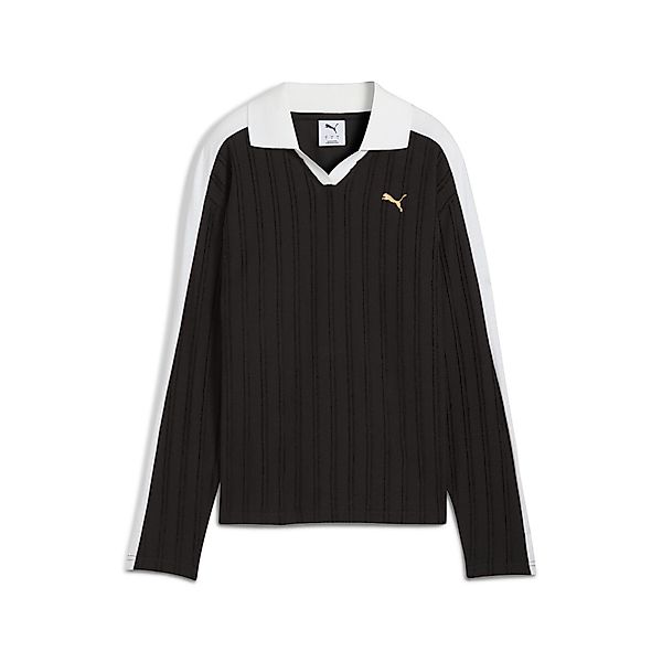 PUMA Poloshirt T7 Relaxed Langarm-Polo Damen günstig online kaufen