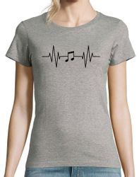 Youth Designz T-Shirt Heartbeat Musik Note günstig online kaufen