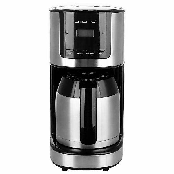 Emerio Edelstahl-Kaffeeautomat CME-123551.1 silber schwarz Edelstahl Kunsts günstig online kaufen