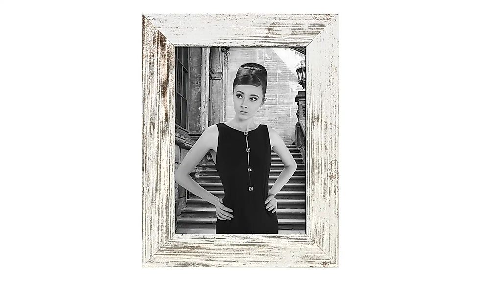 Bilderrahmen 13x18 cm  Hollywood ¦ weiß ¦ Massivholz,Holz ¦ Maße (cm): B: 1 günstig online kaufen