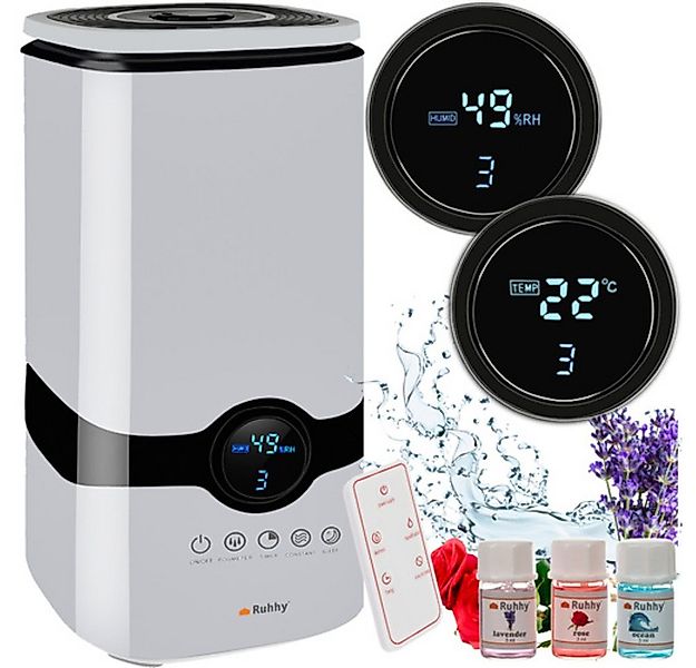 Ruhhy Luftbefeuchter Aromatherapie Luftbefeuchter, 4 l Wassertank, Verwande günstig online kaufen
