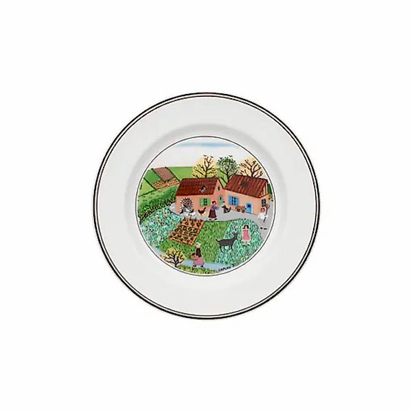 Villeroy & Boch Brotteller »Brotteller Bauernhof Design Naif ø 17 cm bunt« günstig online kaufen