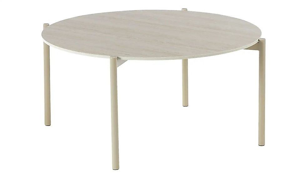 Couchtisch  Basiluzzo ¦ beige ¦ Maße (cm): H: 40  Ø: 85 Tische > Couchtisch günstig online kaufen