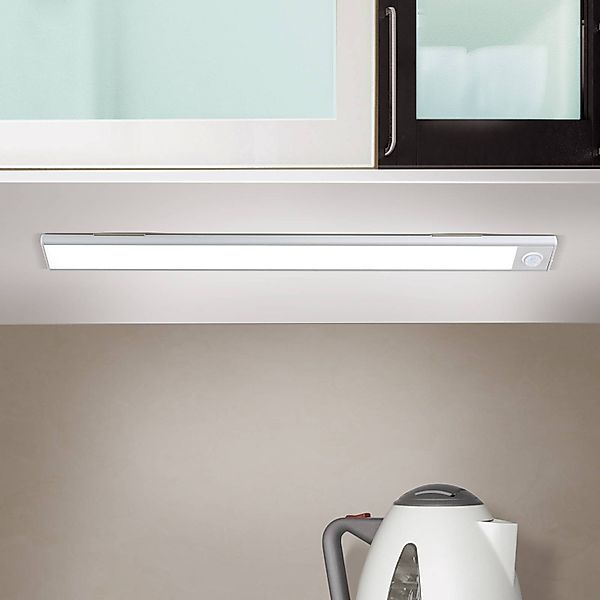Orion Leuchten LED Akku Schrankleuchte 40 cm 3000 K Sensor Silber günstig online kaufen