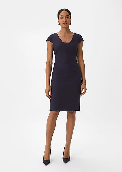 Comma Minikleid Elegantes Etuikleid mit Kappärmeln günstig online kaufen