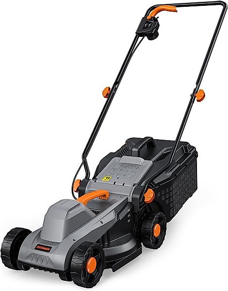 DOVAMAN Elektrorasenmäher 1300W Elektro Rasenmäher, 33cm Schnittbreite, 3-f günstig online kaufen