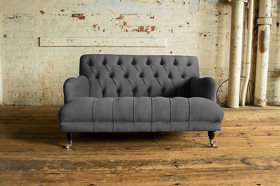 JVmoebel Chesterfield-Sofa Sofa 2 Sitzer Couch Polster Sofas Couchen Sitz P günstig online kaufen