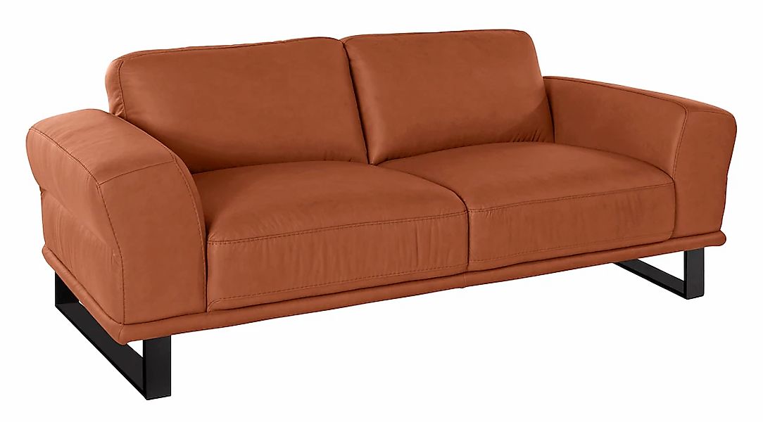 W.SCHILLIG 2,5-Sitzer »montanaa« mit Metallkufen in Schwarz pulverbeschicht günstig online kaufen