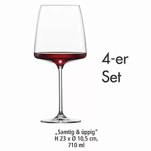 Weinglas 'Samtig & Üppig', 4er Set (ab 9,95 EUR/Glas) günstig online kaufen