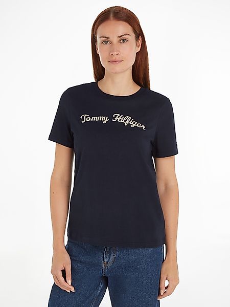 Tommy Hilfiger Kurzarmshirt REG SCRIPT C-NK günstig online kaufen