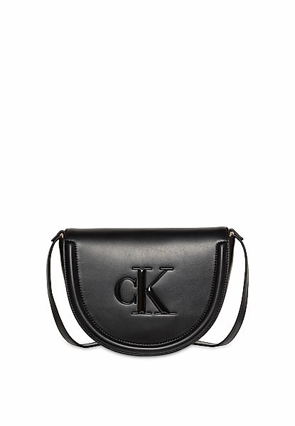 Calvin Klein Umhängetasche "RAISED CK SADDLE CROSSBODY", Damen Schultertasc günstig online kaufen