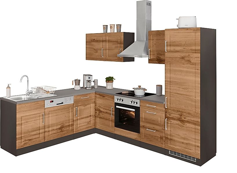 KOCHSTATION Winkelküche "KS-Stockholm", Stellbreite 220/280 cm, mit hochwer günstig online kaufen