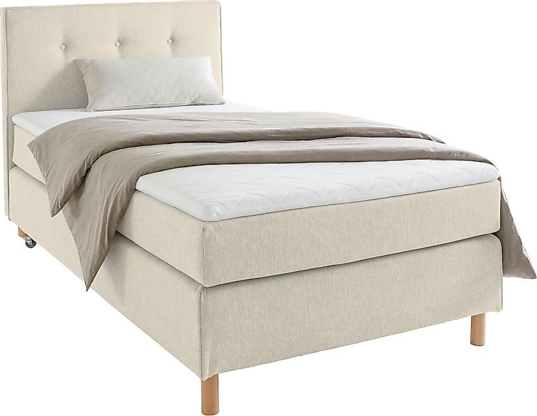 Home affaire Boxspringbett "Heimatblick 100x200cm beliebig erweiterbar zu D günstig online kaufen