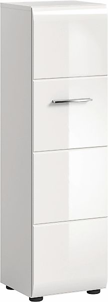 welltime Stauraumschrank 1 Stk. tlg. Florenz, Stauraumschrank, Weiß Hochgla günstig online kaufen