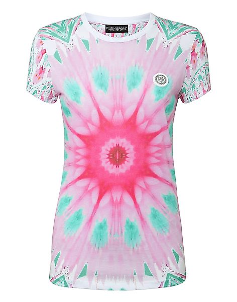 PLEIN SPORT T-Shirt "T-Shirt Slim Fit T-Shirt Optical Flower" günstig online kaufen