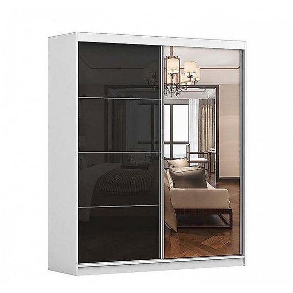 MOEBLO Kleiderschrank BEN 31 (Schwebetürenschrank 2-türig günstig online kaufen